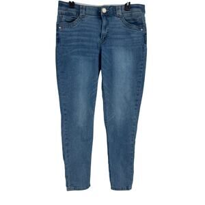 Democracy Ab Technology Women's 12 Blue Denim Skinny Everyday Casual Jeans